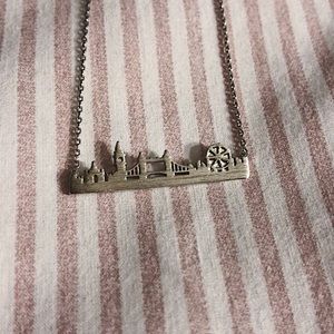 London Skyline Dainty Necklace